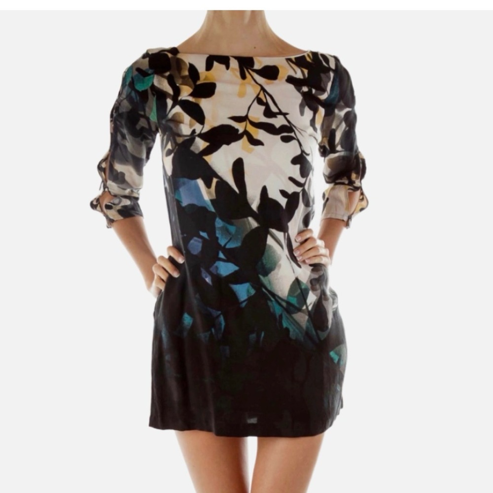 MAEVE ANTHROPOLOGIE Womens
Shade Leaves Garden Shift Dress Size XS
P Flowy Boho
